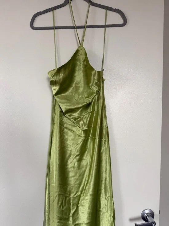 REVOLVE - Lima Maxi Dress in Lime Green - Line & Dot - Picture 6 of 6